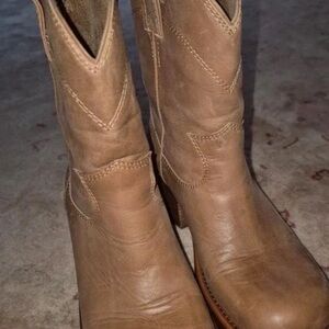 Jeffrey Campbell Brown Leather Heeled Boots